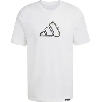 Pánské tričko Pánské Tričko s krátkým rukávem ADIDAS M MTS TRACK T JZ5050 – Bílá L