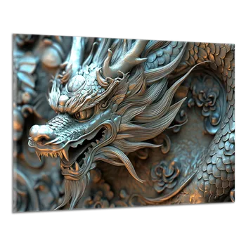 Obraz Obraz na plátně Kovový drak , jednodílný 4321AX