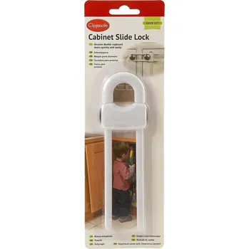 Dětské zboží CLIPPASAFE Zámek otevírání skříněk White