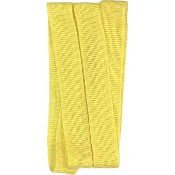 Stuha Stuha látková Nature Taft – Sunny Yellow žlutá 15mm x 2m (7,- Kč/m) (Jednobarevná stuha, bavlněná, oboustranná, barva žlutá, okraje zpevněné tkaním, Go Green - biologicky odbouratelná)