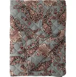 Opálový bavlněný přehoz Paisley vzor Aix Quilt - 130*180 cm