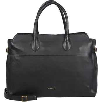 Kabelka BURKELY Dámská kožená kabelka na notebook Demi 1001901.46.10 černá