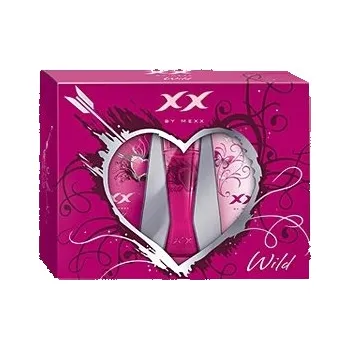 Kosmetika Mexx XX Very Wild EDT 20 ml + sprchový gel 50 ml + sprchový gel 50 ml dárková sada