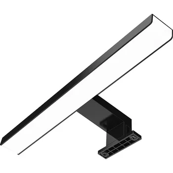 Solight WO827-BLK LED koupelnové osvětlení nad zrcadlo 3v1, 7W, 455lm, 4000K, IP44, 40cm, černá