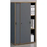 VCM Posuvná skříňka se 3 přihrádkami „Salia“ B60, antracitová 496821