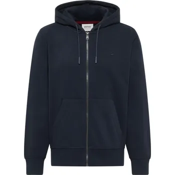 Pánská mikina Mustang Style Brighton Mikina s Kapucí Tmavě modrá 4XL