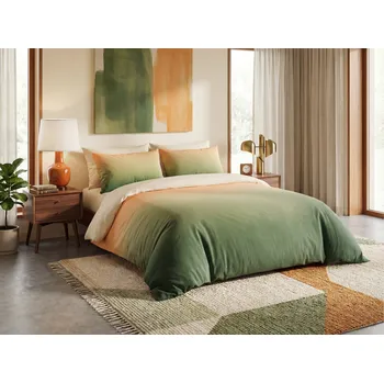 Povlečení Povlečení z mikrovlákna VEROLA zelené Rozměr povlečení: 2 ks 70 x 80 cm | 160 x 200 cm