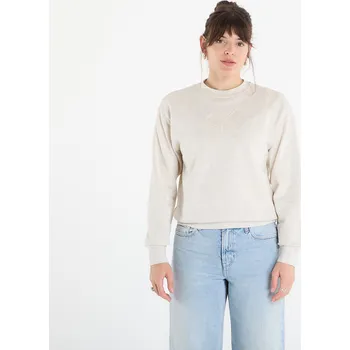 Pánská móda Mikina Calvin Klein Jeans Ls Embossed Monologo Terry Crewneck Vanilla Heather M