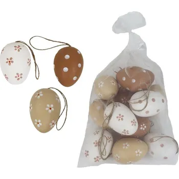 Velikonoční dekorace Velikonoční vajíčka, 12 ks X7946