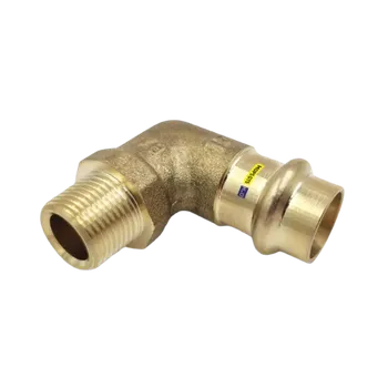 Fitinka CU lisovací koleno přechodové 90° 8092 - 42 x 6/4" - pro topení i rozvod plynu F/M