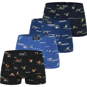 FANNIFEN Bavlněné boxerky G5217 - 4 ks v balení Velikost: XL