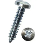 Šrouby do plechu s půlkulatou hlavou 4,8x13 mm, křížové, DIN 7981 C, balení 100 ks