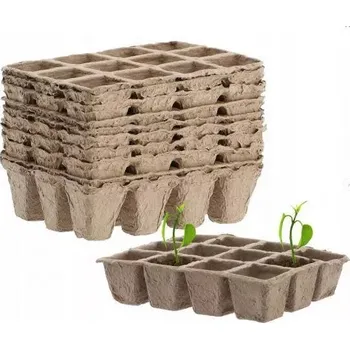 IGOTREND IGOTREND, SET 30 ks Květináč rašelinový plato (30x12) 15,5 x 11,5 x 5 cm