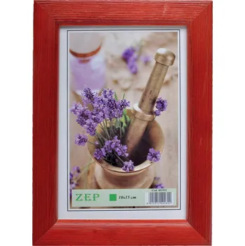 Rám na obraz ZEP Rámeček dřevo 10x15 červený
