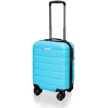 AVANCEA Skořepinový cestovní kufr DE2708 světle modrý XS 47x31x21 cm