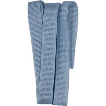 Stuha Stuha látková Nature Taft – Sky Blue světle modrá 15mm x 2m (7,- Kč/m) (Jednobarevná stuha, bavlněná, oboustranná, barva světle modrá, okraje zpevněné tkaním, Go Green - biologicky odbouratelná)