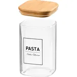 Skleněná kuchyňská dóza na těstoviny PASTAS 1,2 l bambus/čírá