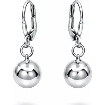 Náušnice Stříbrné náušnice kulička Sigi - 8 mm