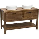 Koupelnová skříňka pod umyvadlo Naturel Country 120x72,5x51 cm palisandr COUNTRY120ZBUMPA 167898607