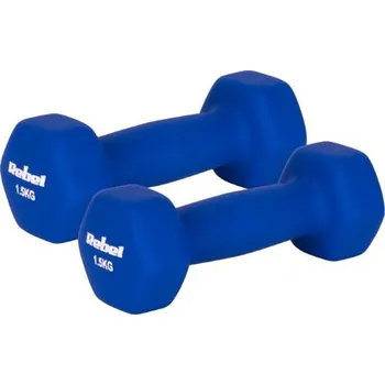 Sada činek z litiny a neoprenu HEX REBEL RBA-2330-1.5 2x1,5kg