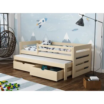 Dětská postel Dětská postel s přistýlkou Jola Barva dřeva: Borovice přírodní, 90x200