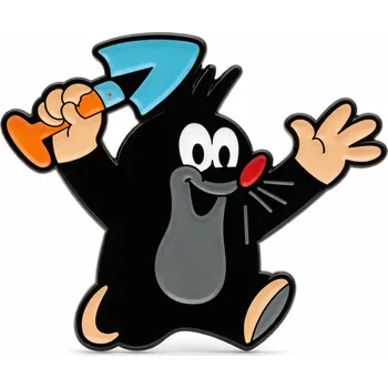 Brož Dětská brož Krteček s lopatkou