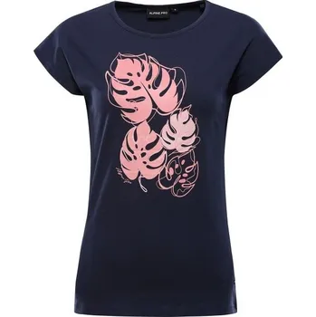 Dámské oblečení Dámské triko ALPINE PRO LIEQA XXL Tmavě modrá, Růžová