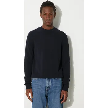 Pánský svetr Vlněný svetr Samsoe Samsoe SYLLI, XL, námořnická modř, 59X