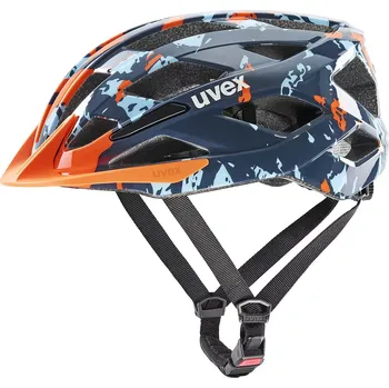 Cyklistická přilba Uvex Dětská helma Uvex Air Wing 2 Papaya - Bubble Blue velikost 52-57