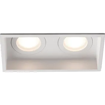 Bodové svítidlo HYDE SQ zapuštěné hranaté stropní svítidlo, bílá, 2L - FARO