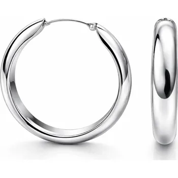 Náušnice Stříbrné kruhové náušnice Bellisi
