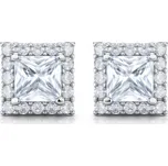 Stříbrné náušnice pecky Higness - Stříbrná