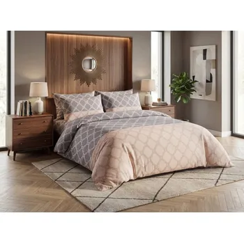 Povlečení Povlečení z mikrovlákna MOROCCO šedo-béžové Rozměr povlečení: 70 x 80 cm | 140 x 200 cm