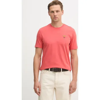 Bavlněné tričko Aeronautica Militare TS1580UJ00372 červená 33X, vel. XL