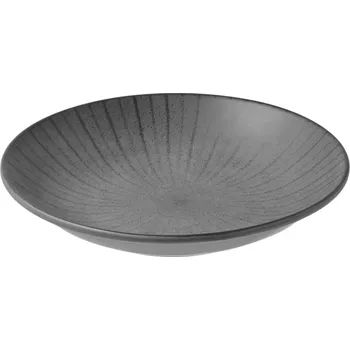 Talíř Porcelánový hluboký talíř Nordic 23 cm šedý