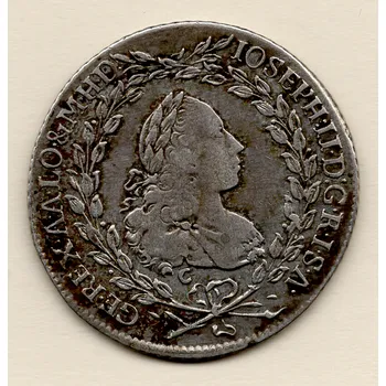 Josef II. (spoluvladař) 20 krejcar 1768 C/EvS-AS , Praha 6.62 g, stříbrná mince