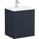 VitrA Root koupelnová skříňka s umyvadlem 60x67x46 cm modrá mat ROOTG60BINTS 174524515