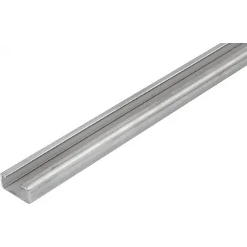 Nábytkové kování C-profily, ocel nebo nerezová ocel pro kluzné kolejnice 22282-10-01X2000