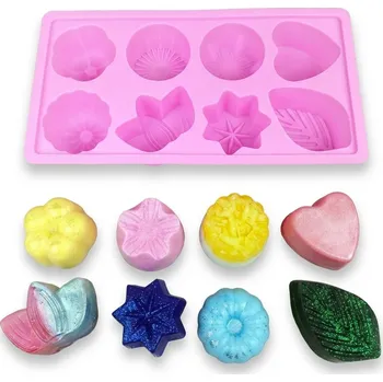 Silikonová forma na výrobu mýdla – květy