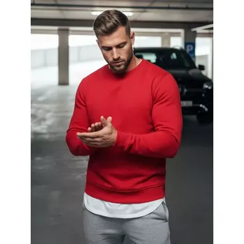 Pánská mikina Pánská mikina DSTREET BX3867 ČERVENÁ L