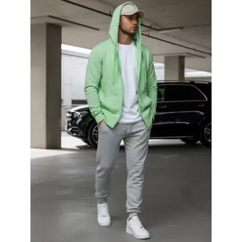 Pánská mikina Pánská mikina DSTREET BX5230 SVĚTLE ZELENÁ M