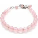 Ocelový náramek s růženínem Rosella