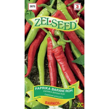 Semeno Paprika zel. pálivá - Barkol beraní roh 0,7g - ZELSEED