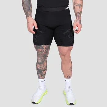 Pánské kraťasy GymBeam Seamless šortky Static Black M černá