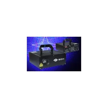 Osvětlovací technika Multifunkční RGB 3D laser 1500 mW, 25 kpps, DMX, ILDA