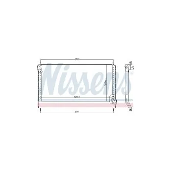Motor automobilu Chladič klimatizace NISSENS 94195