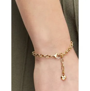 Náramek Náramek Guess JUBB05 217JW Zlatá S