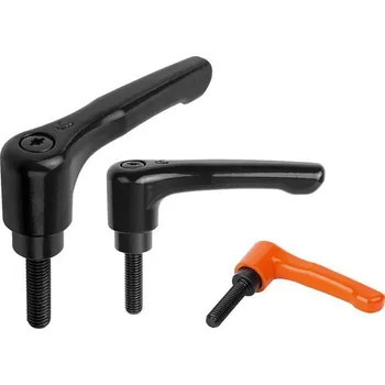 Nábytkové kování Ploché svěrací páky s vnějším závitem K0737.2101X40