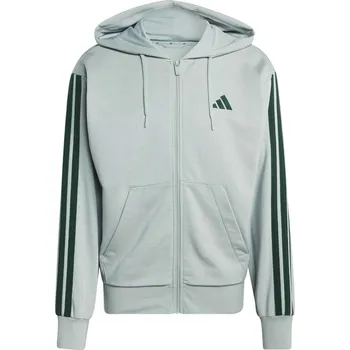 Pánská mikina Pánská Mikina ADIDAS M 3S FT FZ HD KD4903 – Zelená XL