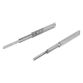 Nábytkové kování Teleskopické lišty, ocelové pro boční montáž, plný výsuv, nosnost do 124 kg K2392.0406